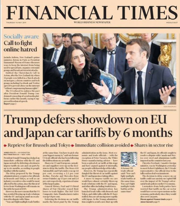 Yabancı basında günün manşetleri