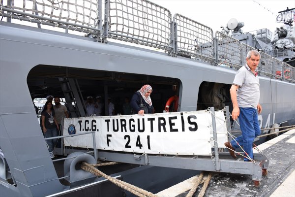 TCG Turgutreis'e duygu dolu ziyaret