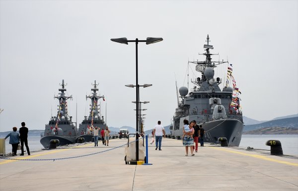 TCG Turgutreis'e duygu dolu ziyaret