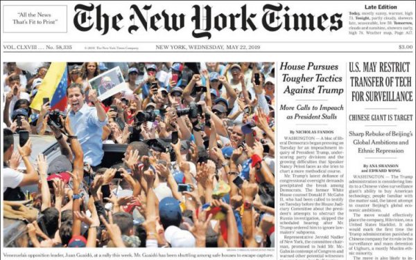 Dünya gazetelerinde günün başlıkları