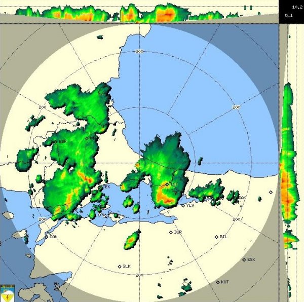 İstanbul'da gök gürültülü sabah