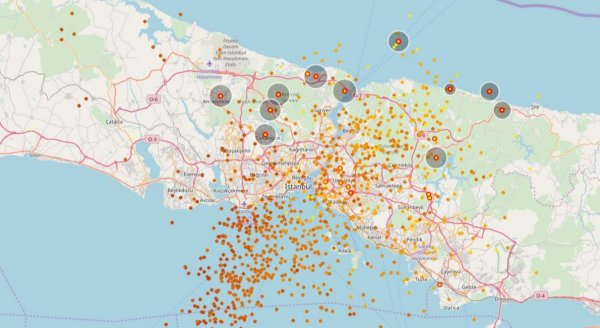 İstanbul'da gök gürültülü sabah