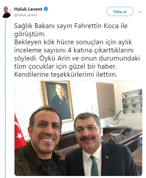 Haluk Levent dertlere derman oluyor