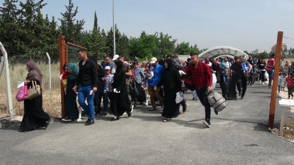 d Suriyeliler Ramazan Bayramı için ülkesine gidiyor