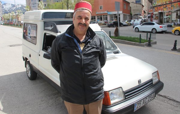 Erzurumlu trafik kazalarını önlemek için araba tasarladı