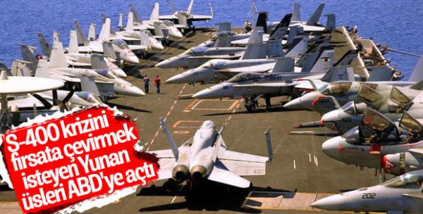 ABD: Yunanistan'a yığınak yapmıyoruz