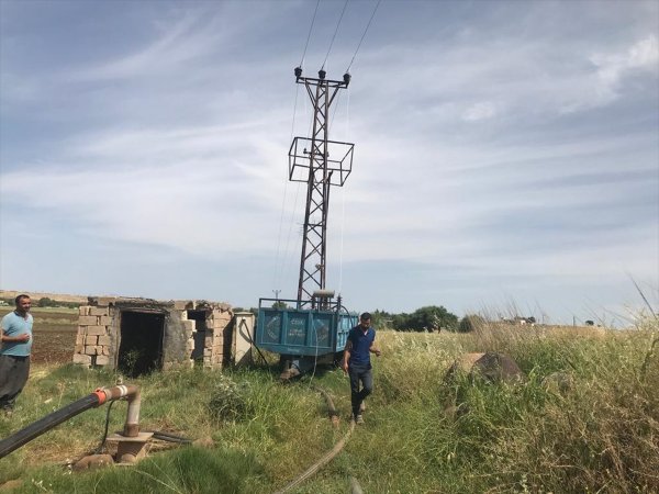 a Şanlıurfa'da kaçak mobil trafo ele geçirildi