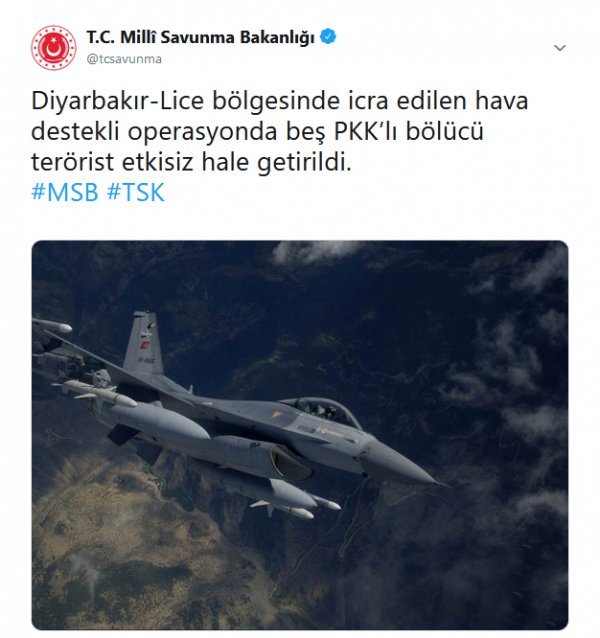 Diyarbakır'da 5 terörist daha etkisiz hale getirildi