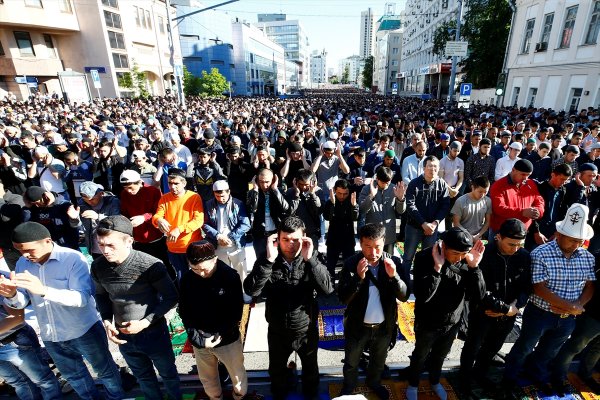 a Moskova'da Ramazan Bayramı