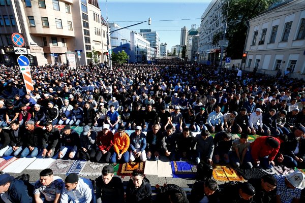 a Moskova'da Ramazan Bayramı