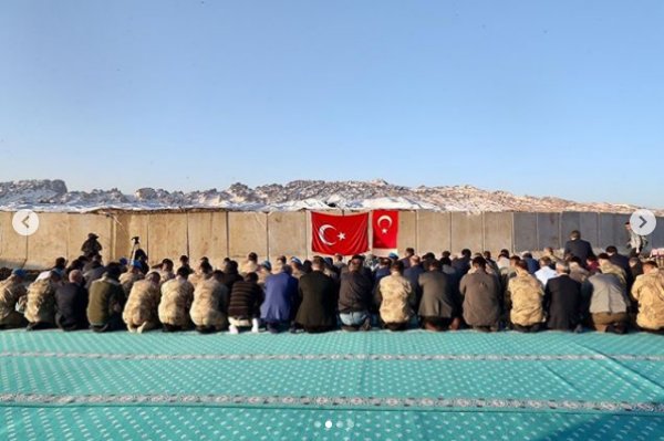 Kato Dağı'nda bayram namazı kılındı