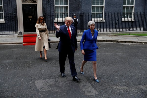 Theresa May ve Trump bir araya geldi
