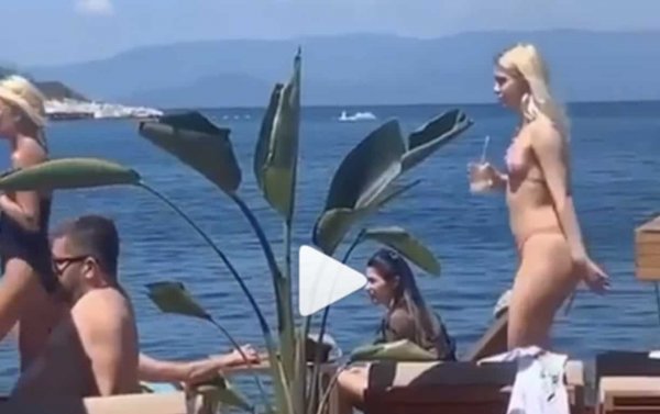 Aleyna Tilki Bodrum'da görüntülendi