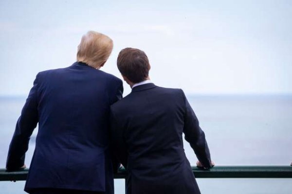 Trump ile Macron'un fidanı kurudu