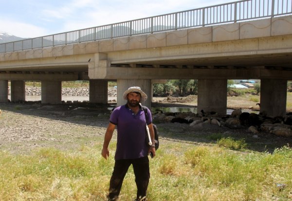 Çoban sürüsünü otlatırken intiharı önledi