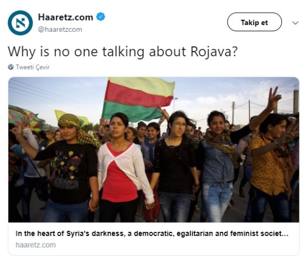 İsrail basını YPG'yi övdü