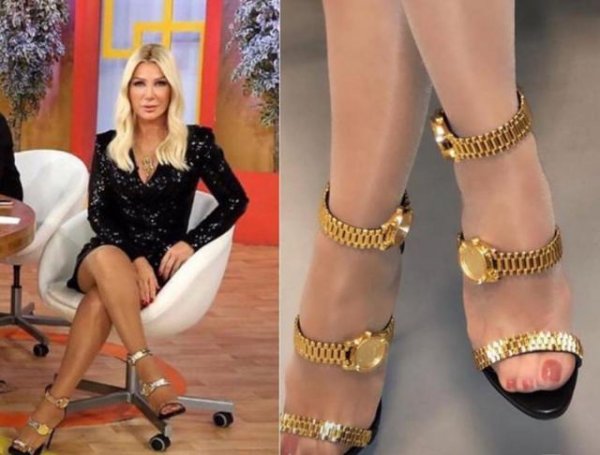 Seda Sayan'ın ilginç ayakkabısı