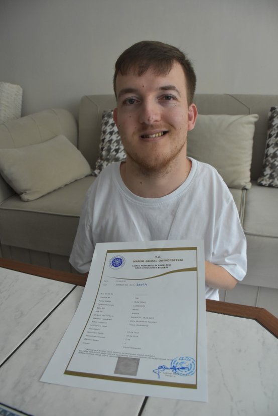 i Engelini aşarak mühendis oldu