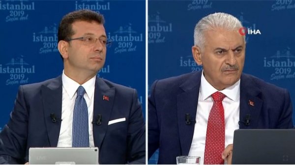 Ekrem İmamoğlu ile Binali Yıldırım ortak yayında