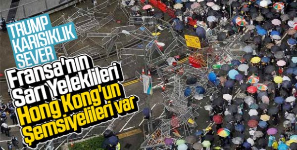 Hong Kong'da protestolar devam ediyor