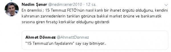 Nedim Şener'den kaçak FETÖ'cülere tokat gibi cevaplar