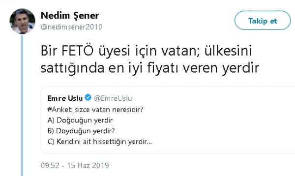 Nedim Şener'den kaçak FETÖ'cülere tokat gibi cevaplar