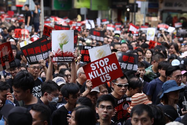 a Hong Kong'da protestolar devam ediyor