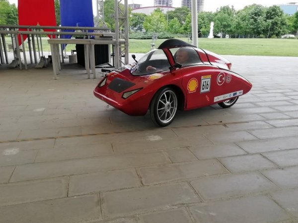 Teknoloji fuarının ilgisini çeken tek araç