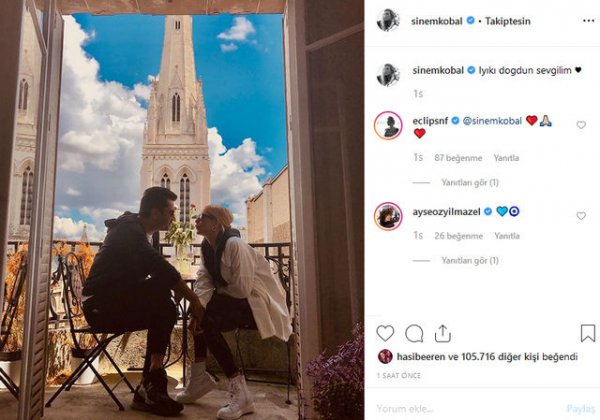 Sinem Kobal: İyi ki doğdun sevgilim