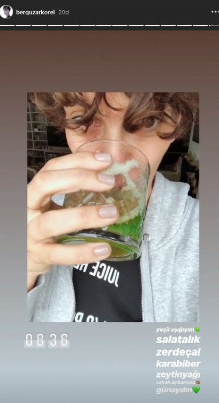 Bergüzar Korel'den özel tarif