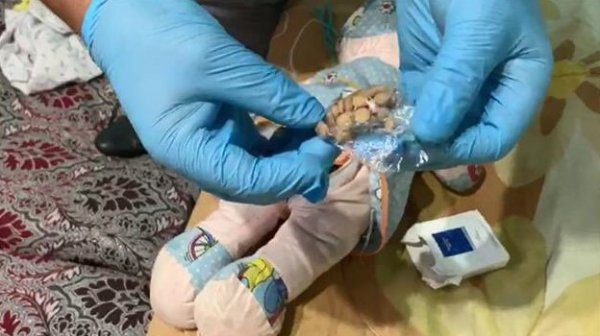 Kahramanmaraş'ta uyuşturucu oyuncak bebeğin içinden çıktı