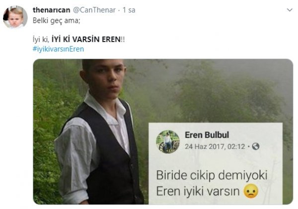 Eren Bülbül'ün paylaşımı yeniden yürekleri dağladı