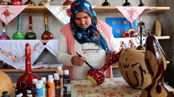 Su kabağından sanat eserleri