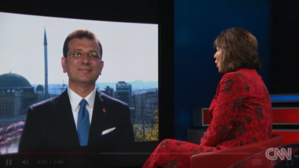 Ekrem İmamoğlu Amanpour'a konuştu