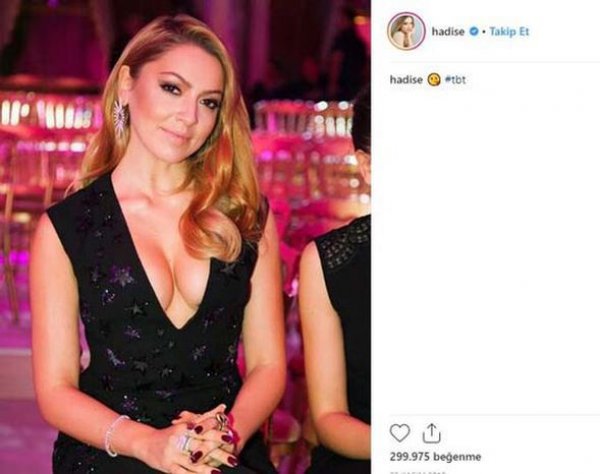 Hadise tbt yaptı