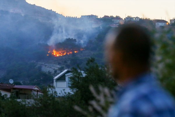 İzmir'de orman yangını
