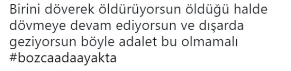 Bozcaada, Ramazan Öksüz cinayeti için ayakta