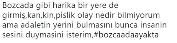 Bozcaada, Ramazan Öksüz cinayeti için ayakta