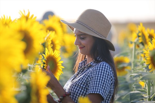 a Edirne'de fotoğraf tutkunları tarlalara koşuyor