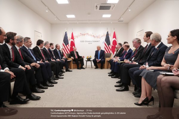 Erdoğan-Trump görüşmesinde tartışılan not tutma karesi