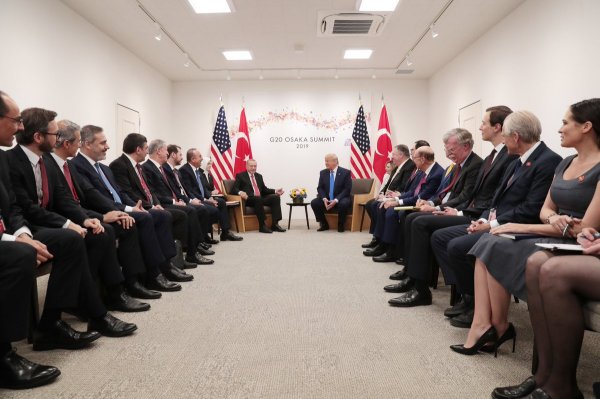 Erdoğan-Trump görüşmesinde tartışılan not tutma karesi