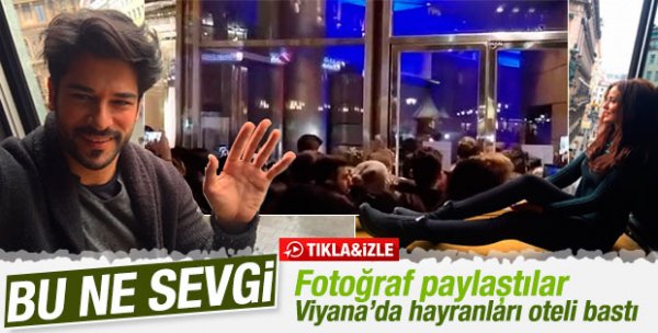 Beyrut'ta Burak Özçivit izdihamı