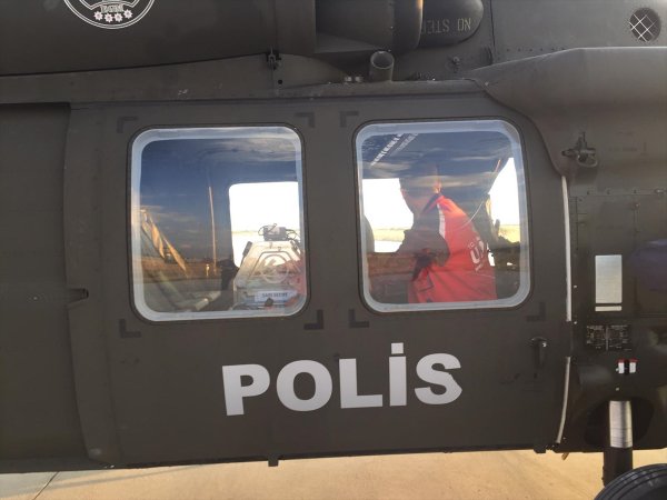 Van'da polis helikopteri Aydan bebek için havalandı