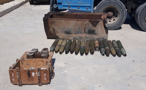 Suriye'nin kuzeyinde PKK'ya ait füze ele geçirildi