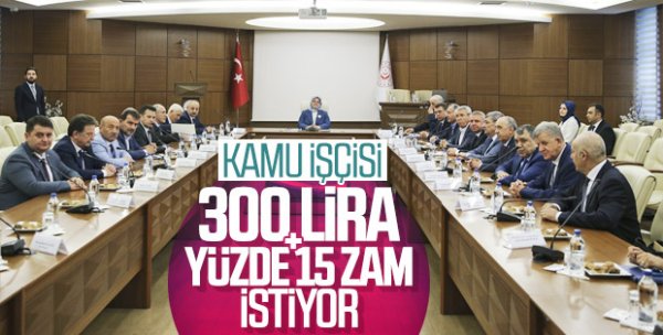 Kamu işçisinin zam pazarlığı