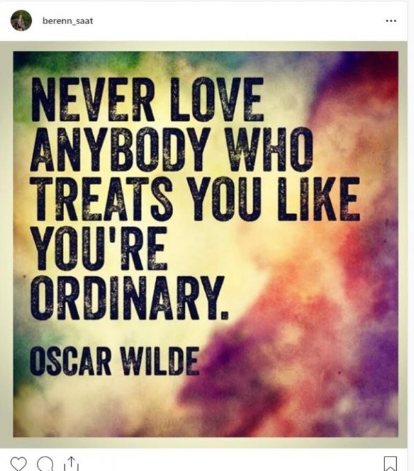 Beren Saat yine gönderme yaptı