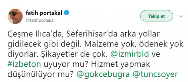 İzmir'deki bakımsız yollar Fatih Portakal'ı kızdırdı