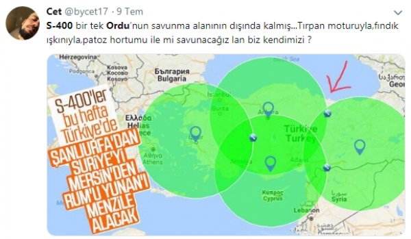 Orduluların S-400 paniği