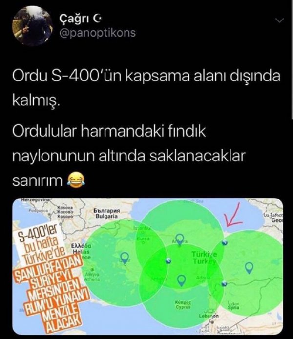 Orduluların S-400 paniği