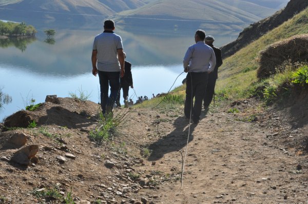 Dilimli Barajı'nda kaybolan 3 çocuk için bekleyiş sürüyor